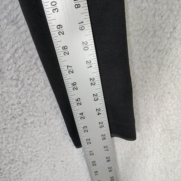 Hugo Boss Jacket Women 6 Black 100% Lamb Leather Front One-Button Preppy Biker - Picture 12 of 16